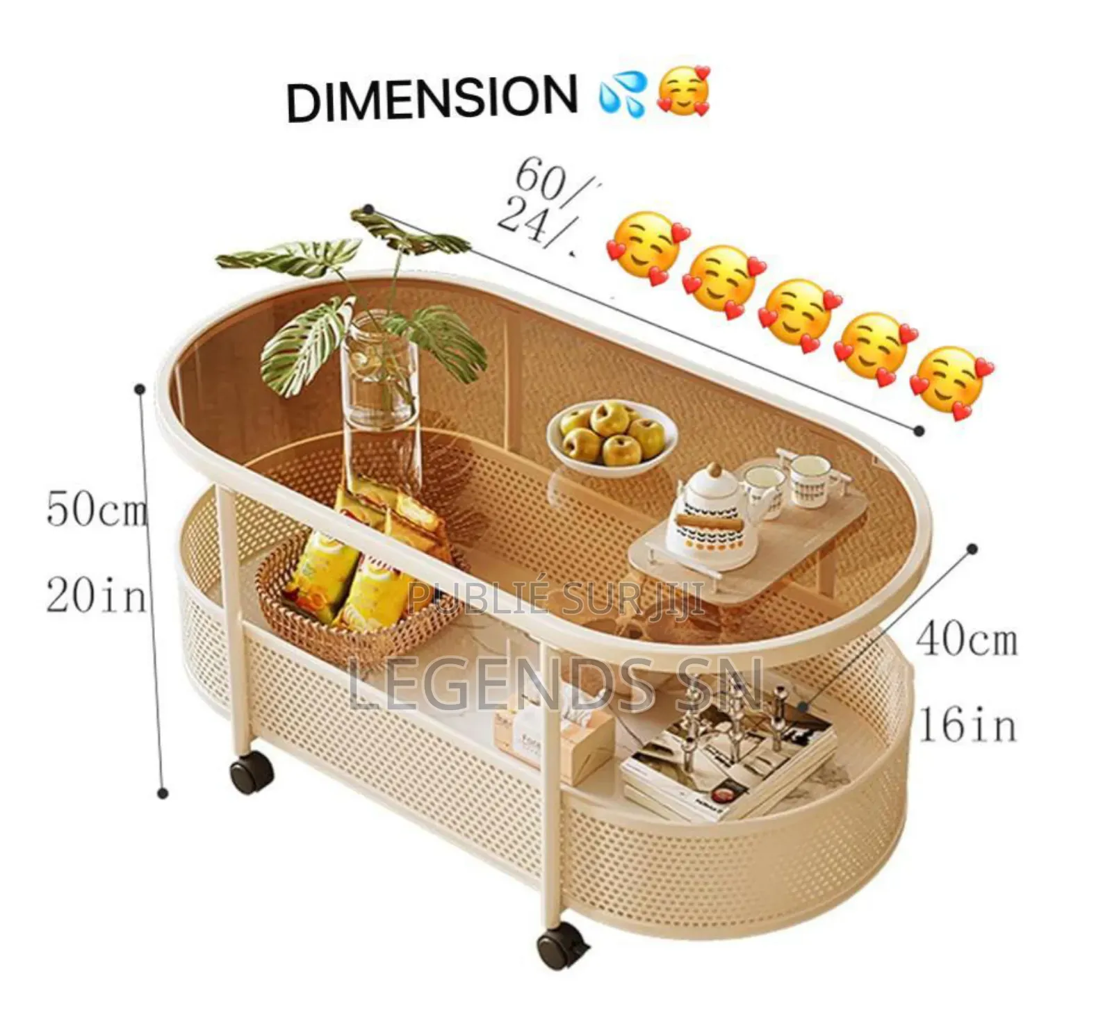 Table Basse Vip Étagère 