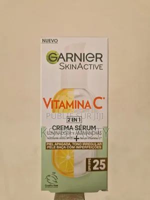 Photo - Garnier Sérum Crème Vitamine C 2en1 Booster D’Éclat Avec Spf25 50ml