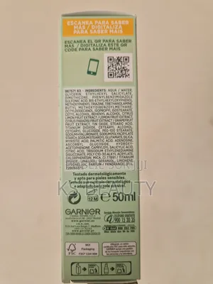 Garnier Sérum Crème Vitamine C 2en1 Booster D’Éclat Avec Spf25 50ml