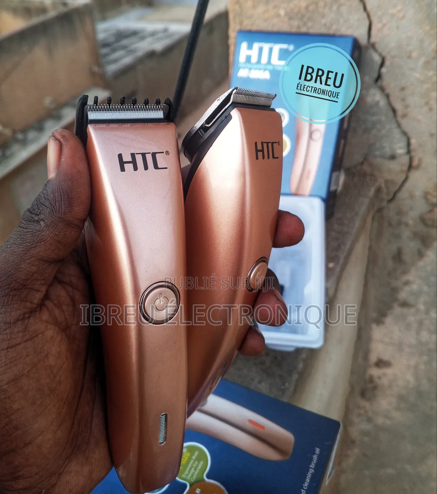 Tondeuse HTC Rechargeable – Pour Hommes Femmes !