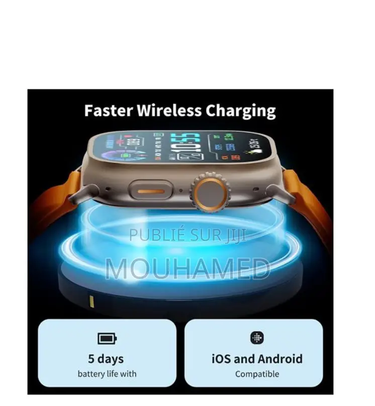 2,2 Pouce Plein Ècran Tactile Montre Intelligente Sports Fitness Tel