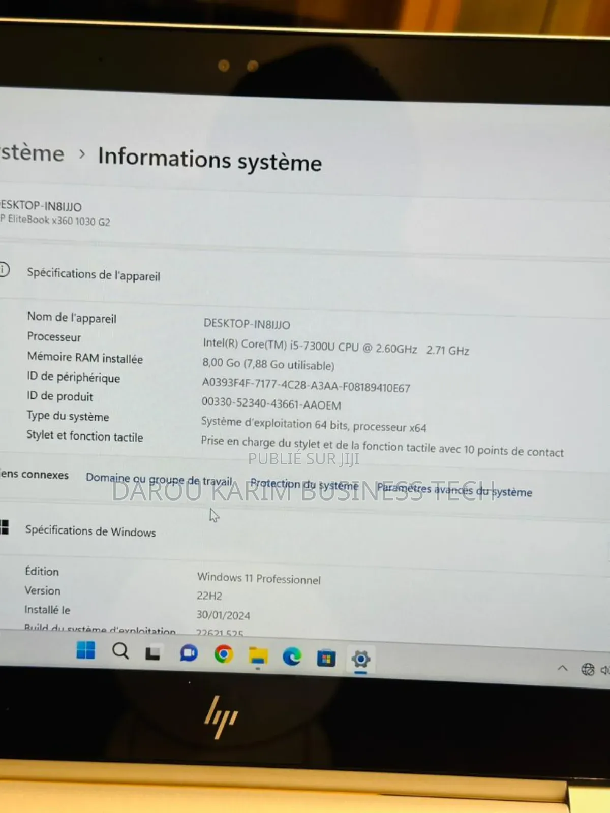 New HP EliteBook X360 1030 G2 8GB Intel Core I5 SSD 256GB