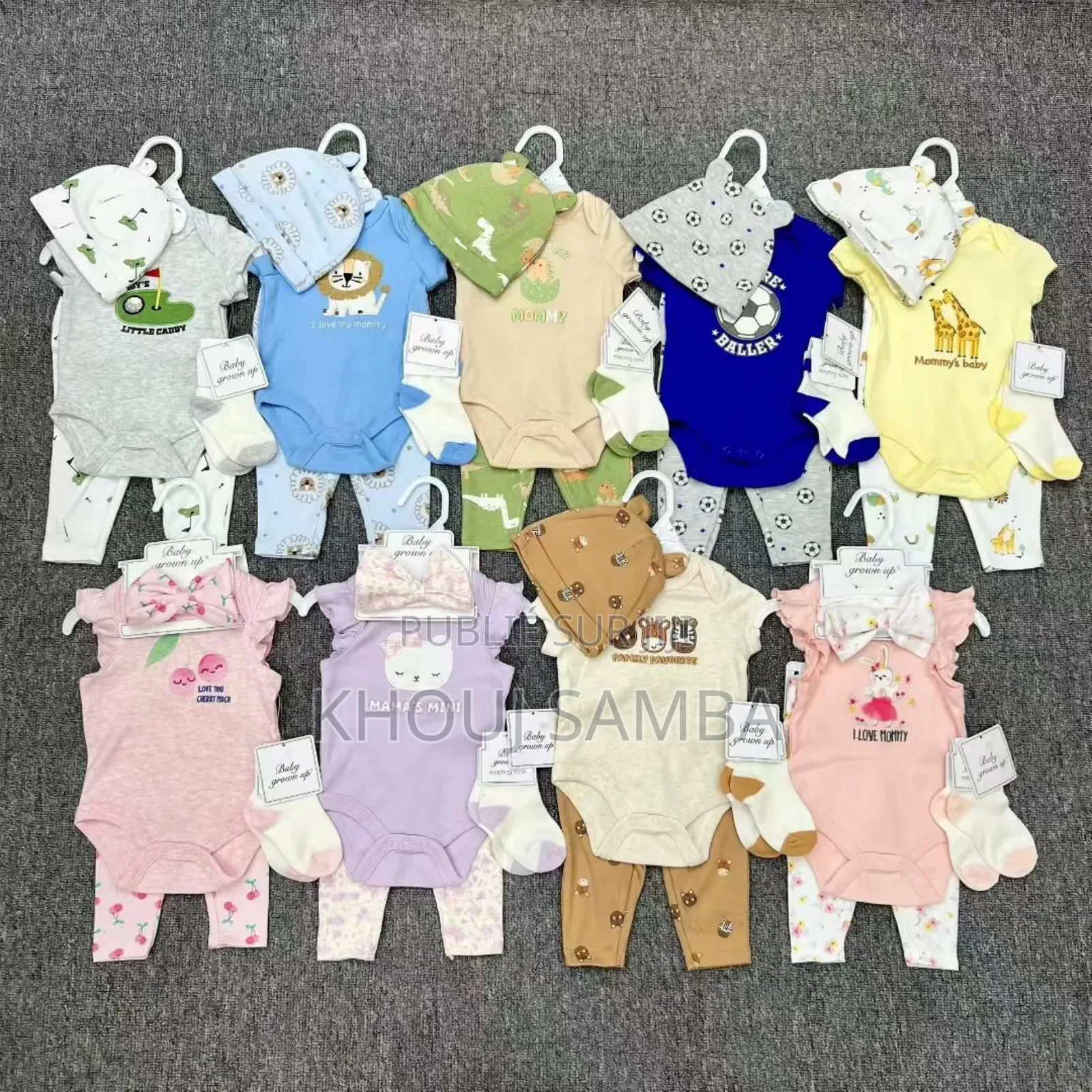 Ensemble 4 Piéces Filles Garçons