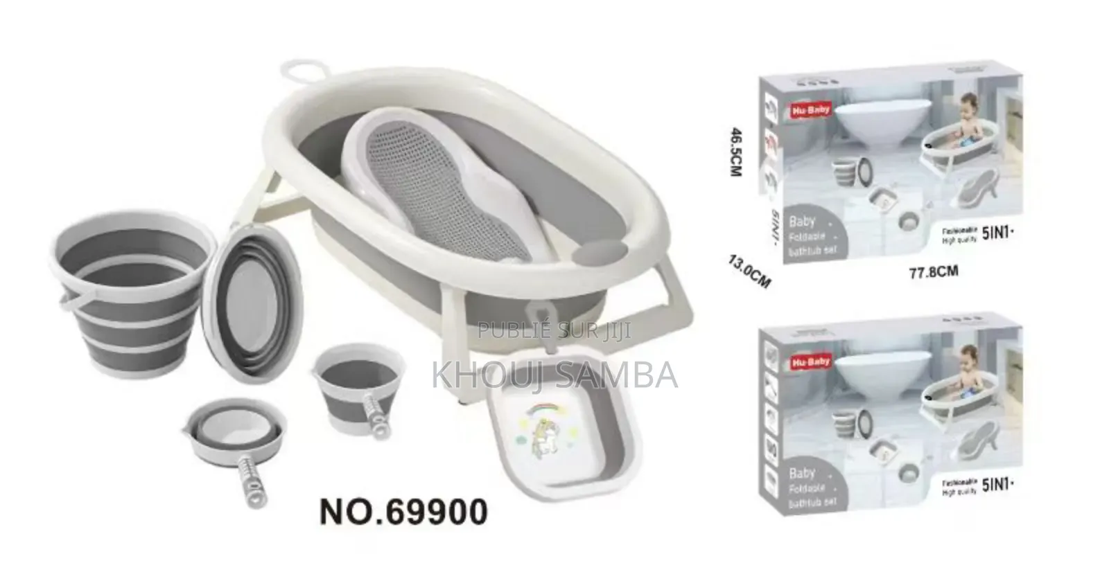 Ensemble Pliable De Bain 5 PCS