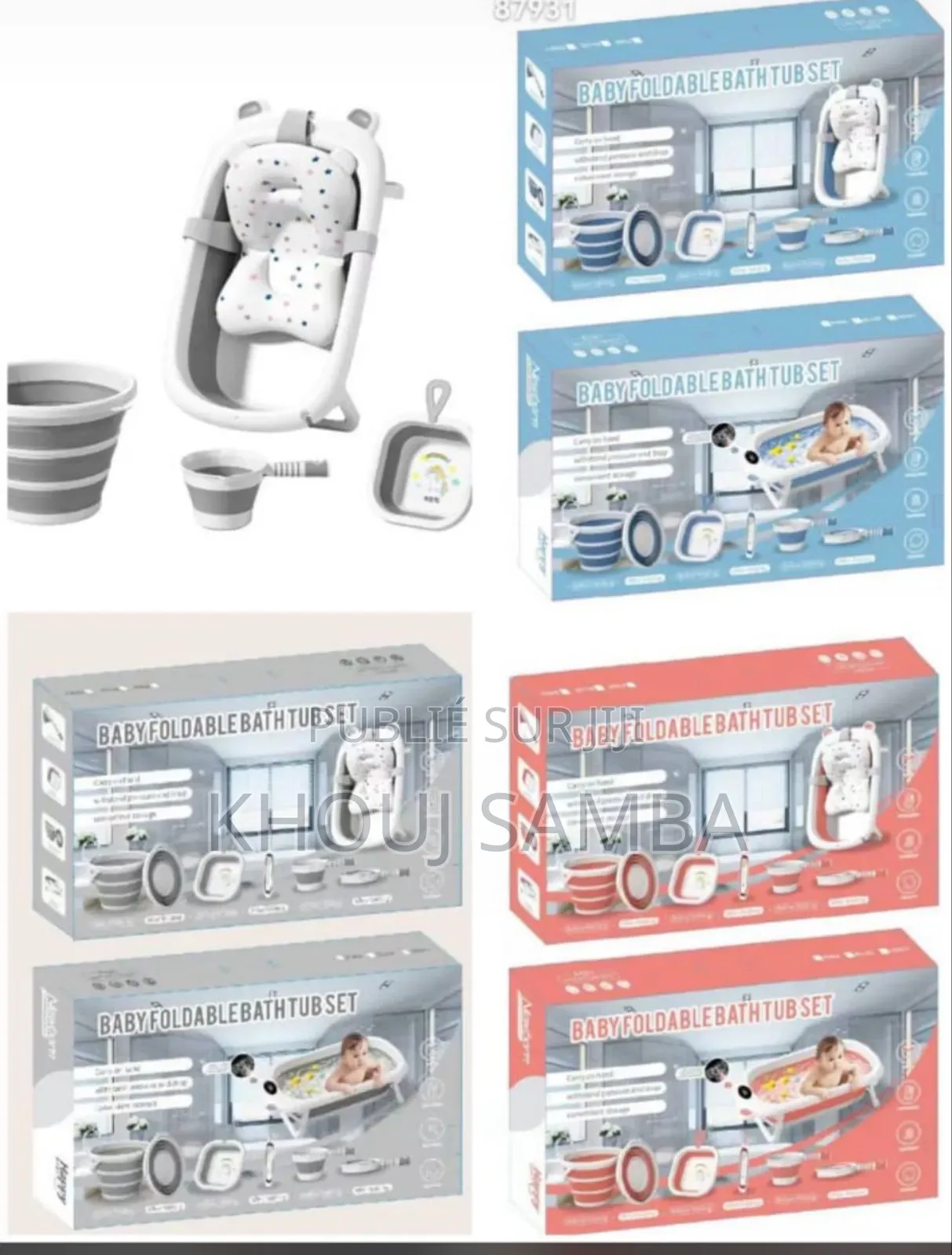 Ensemble Pliable De Bain 5 PCS