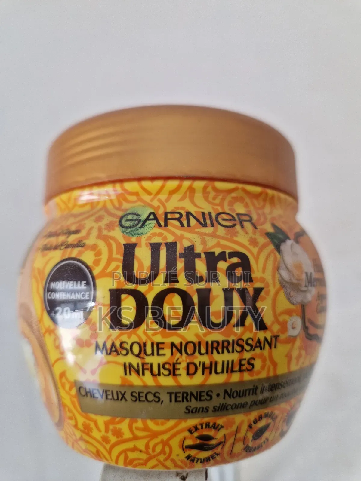 Garnier Ultra Doux Masque Nourrissant Huile d'Argan Camélia 350ml