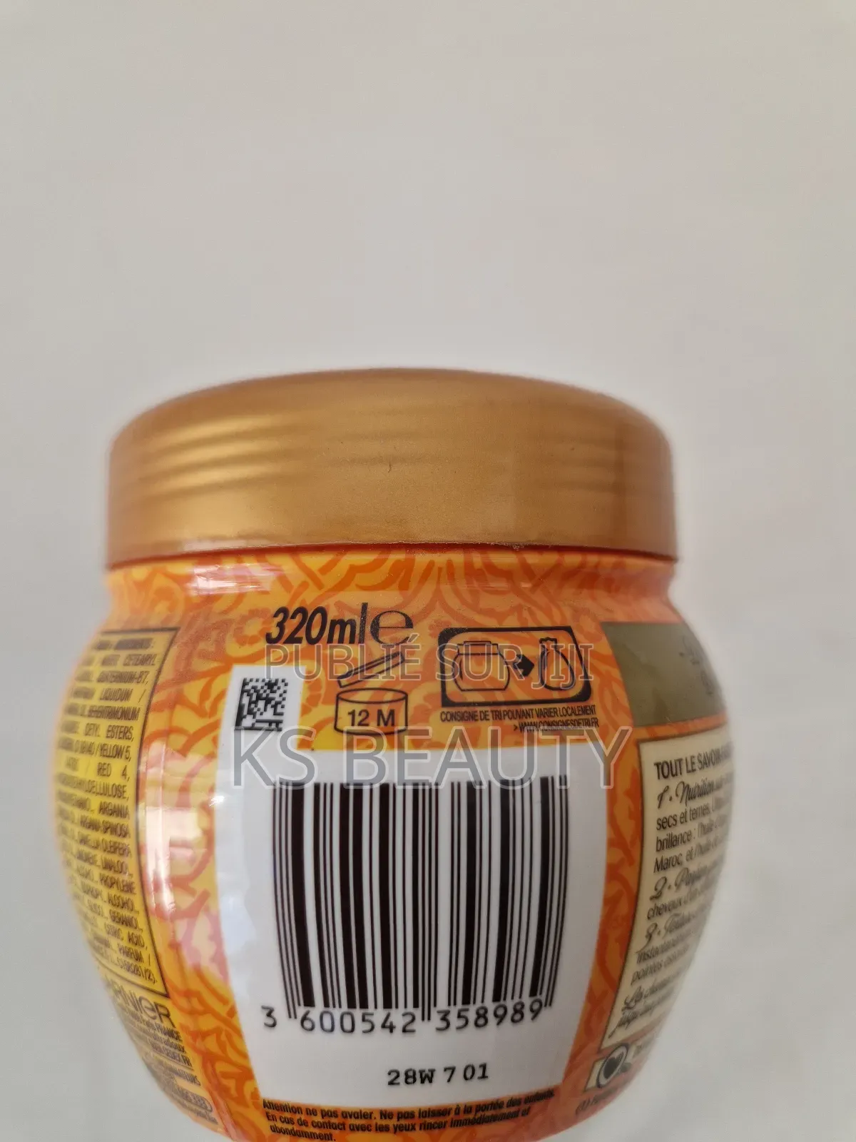 Garnier Ultra Doux Masque Nourrissant Huile d'Argan Camélia 350ml