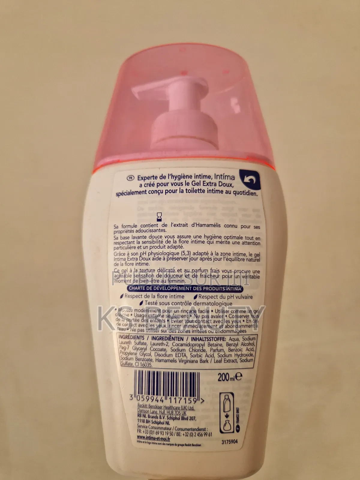 Intima - Gel Intime Femme Extra-Doux Aux Extraits D' Hamamélis