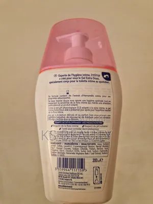 Intima - Gel Intime Femme Extra-Doux Aux Extraits D' Hamamélis