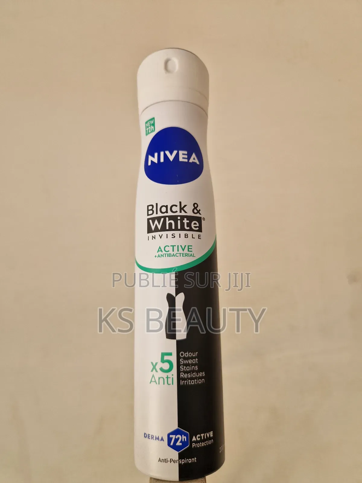 Déodorant Anti-Transpirant Nivea Black White Invisible Active