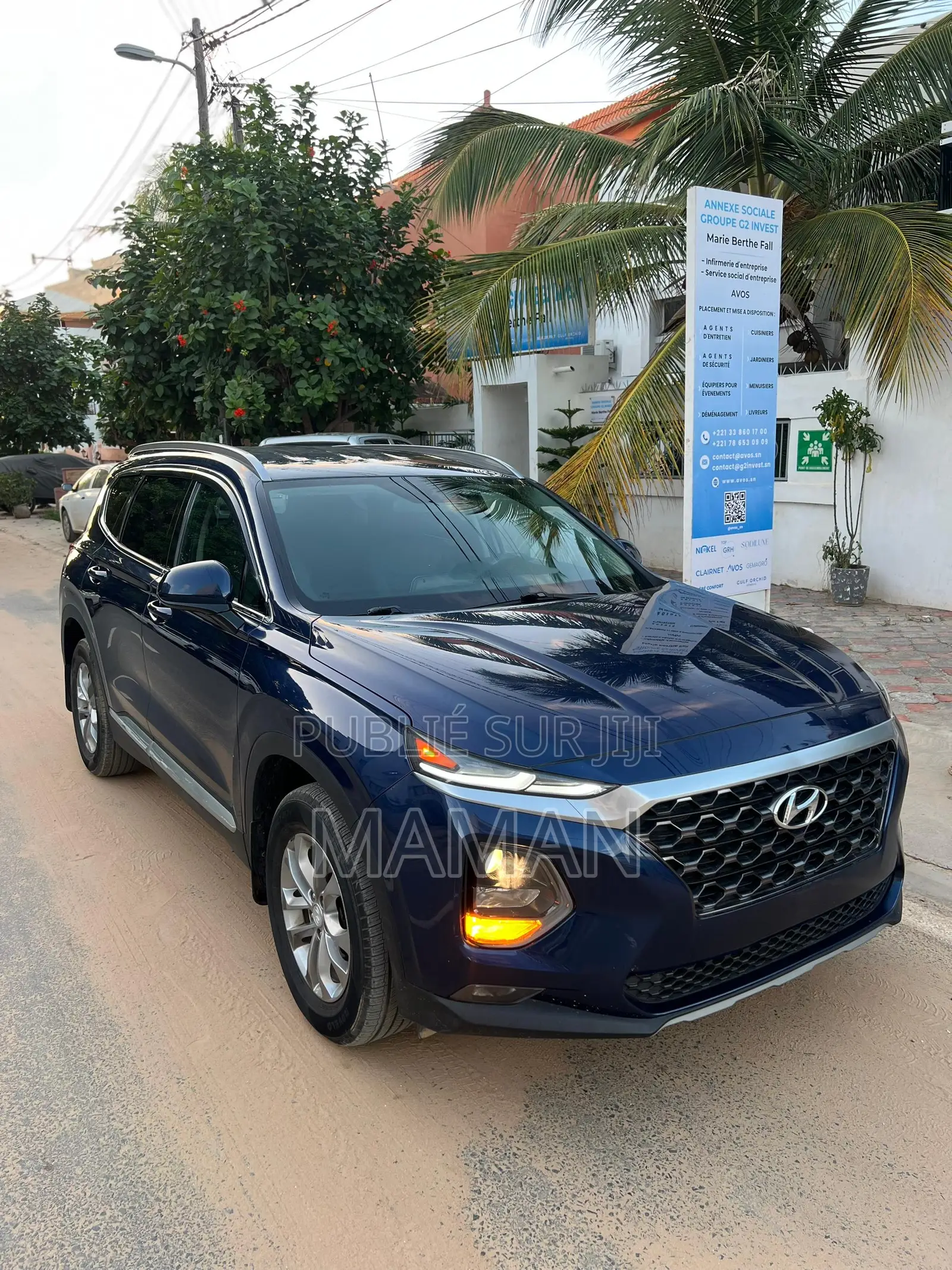 Hyundai Santa Fe SEL 2.0T AWD 2020 Blue