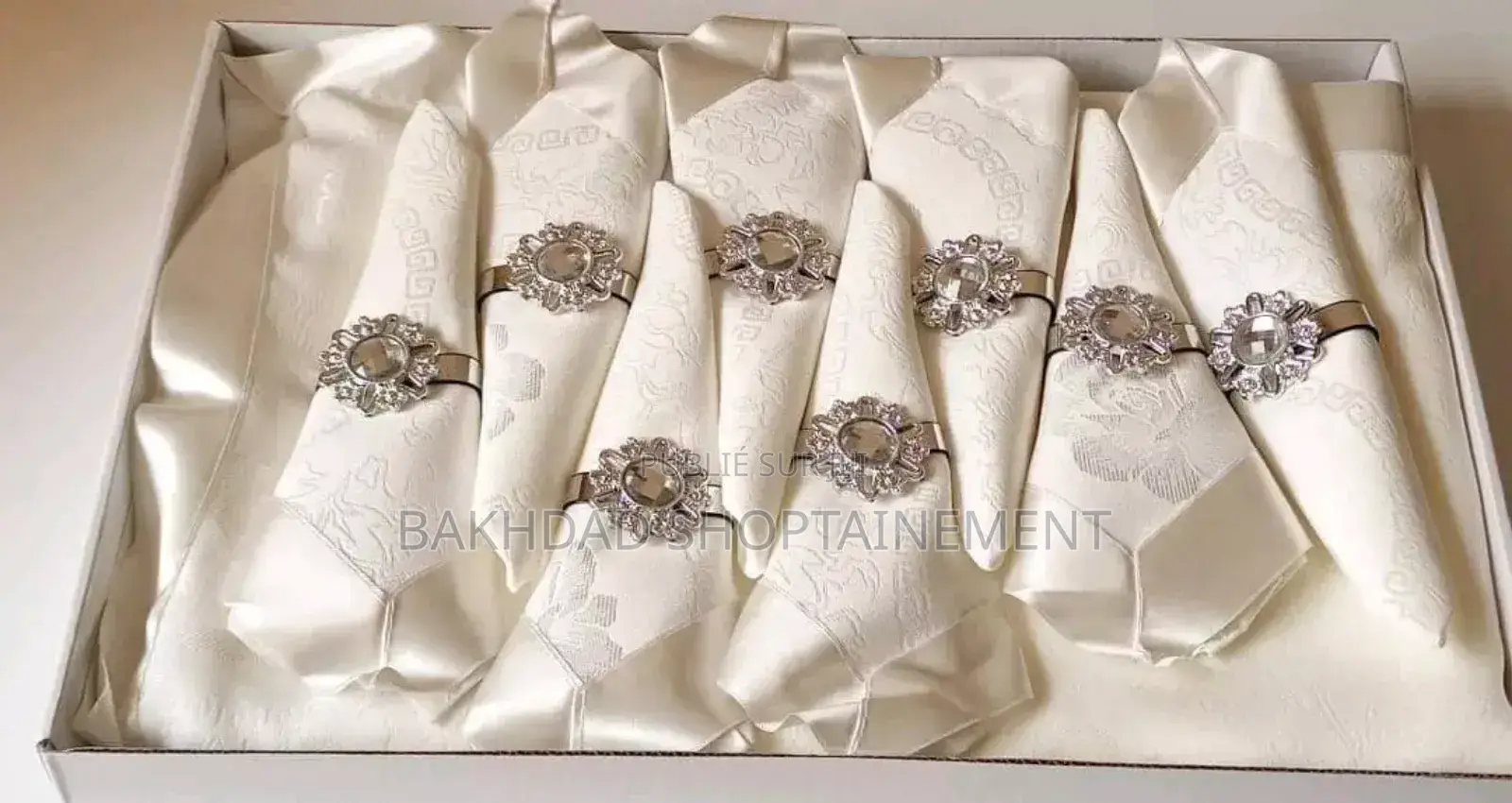 Ensemble De Table 9 Pièces – Style Élégant Floral