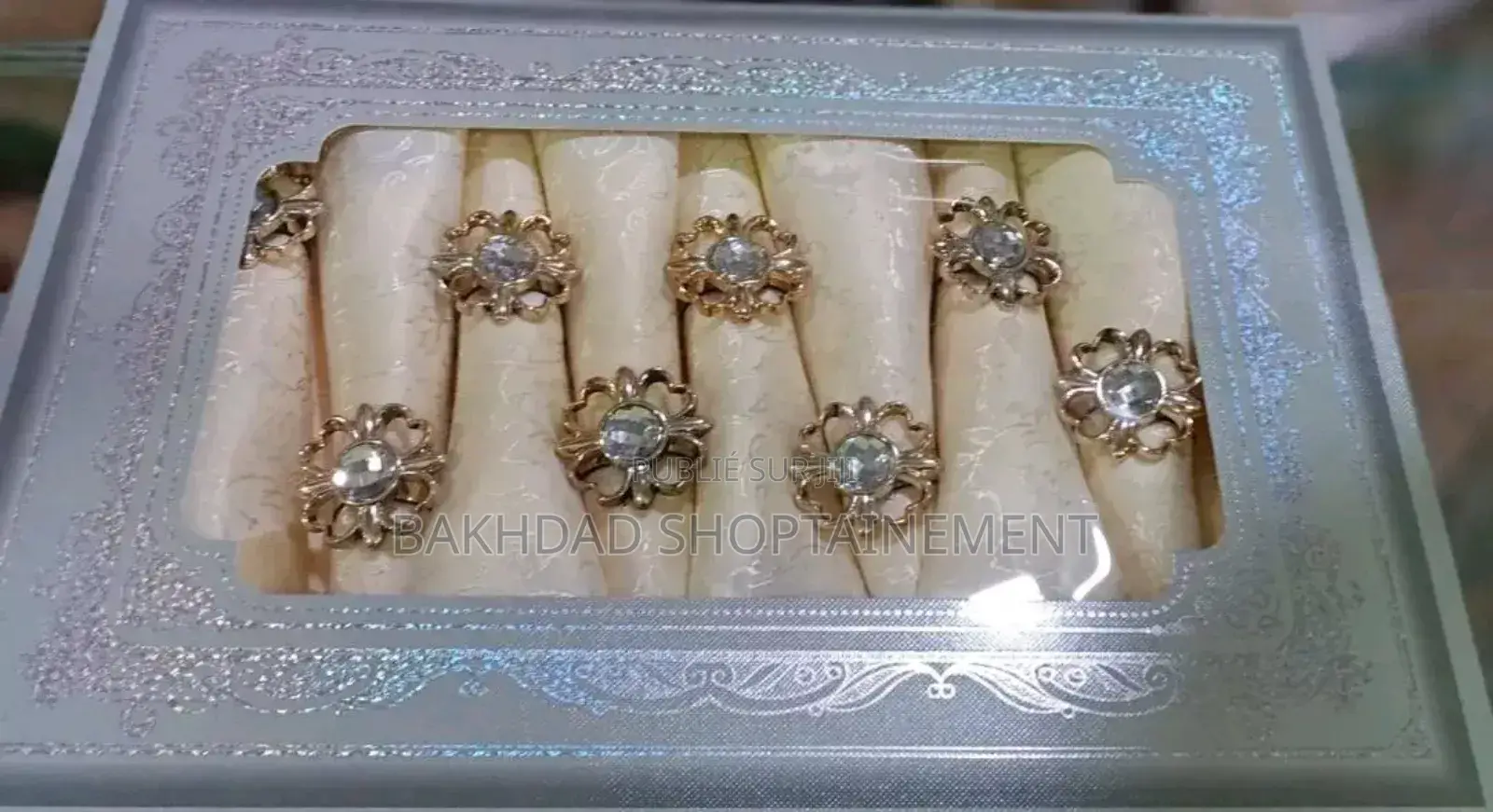 Ensemble De Table 9 Pièces – Style Élégant Floral