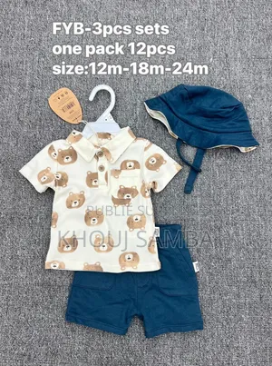 Ensemble 3 Sets Fille Et Garçon