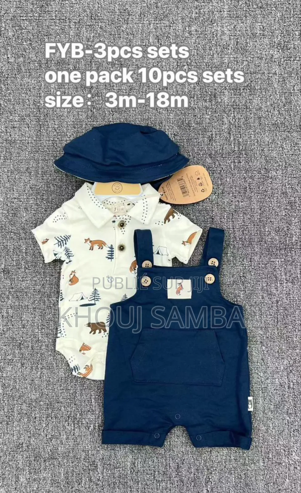 Ensemble 3 Sets Fille Et Garçon