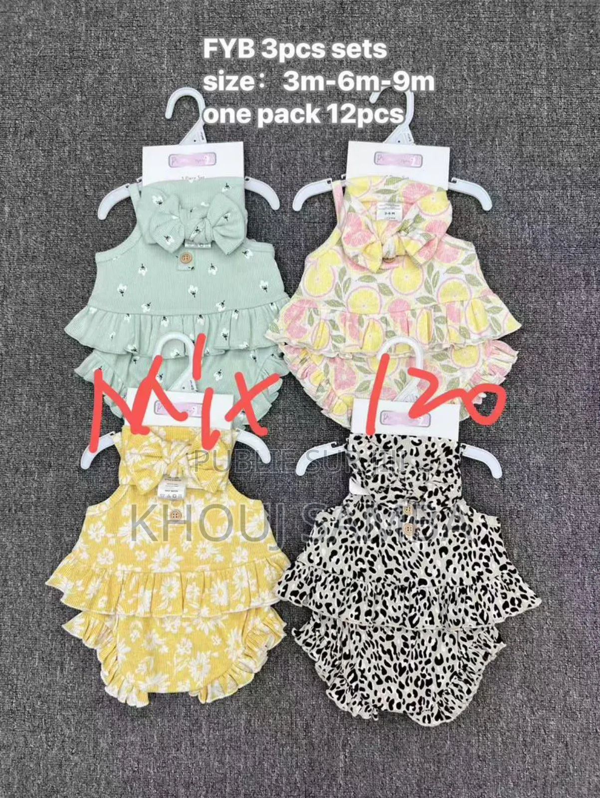 Ensemble 3 Sets Fille Et Garçon