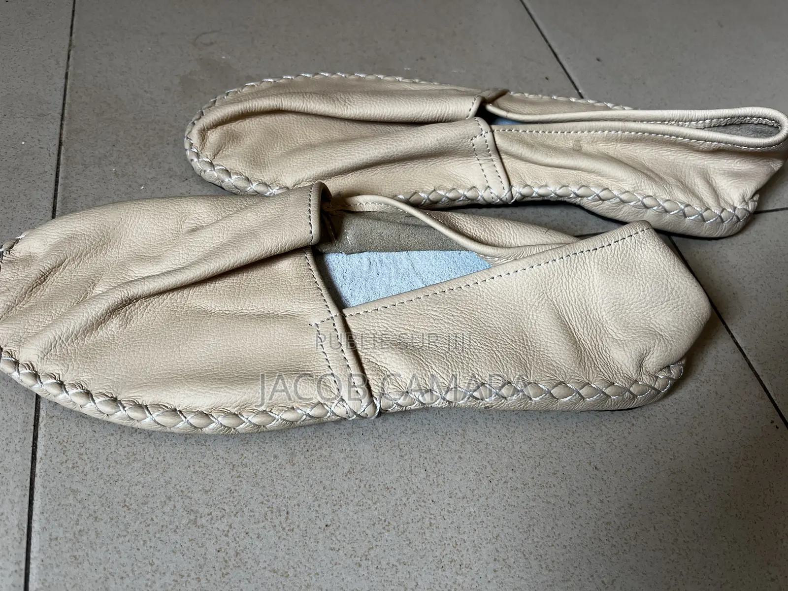 Espadrilles en Cuir