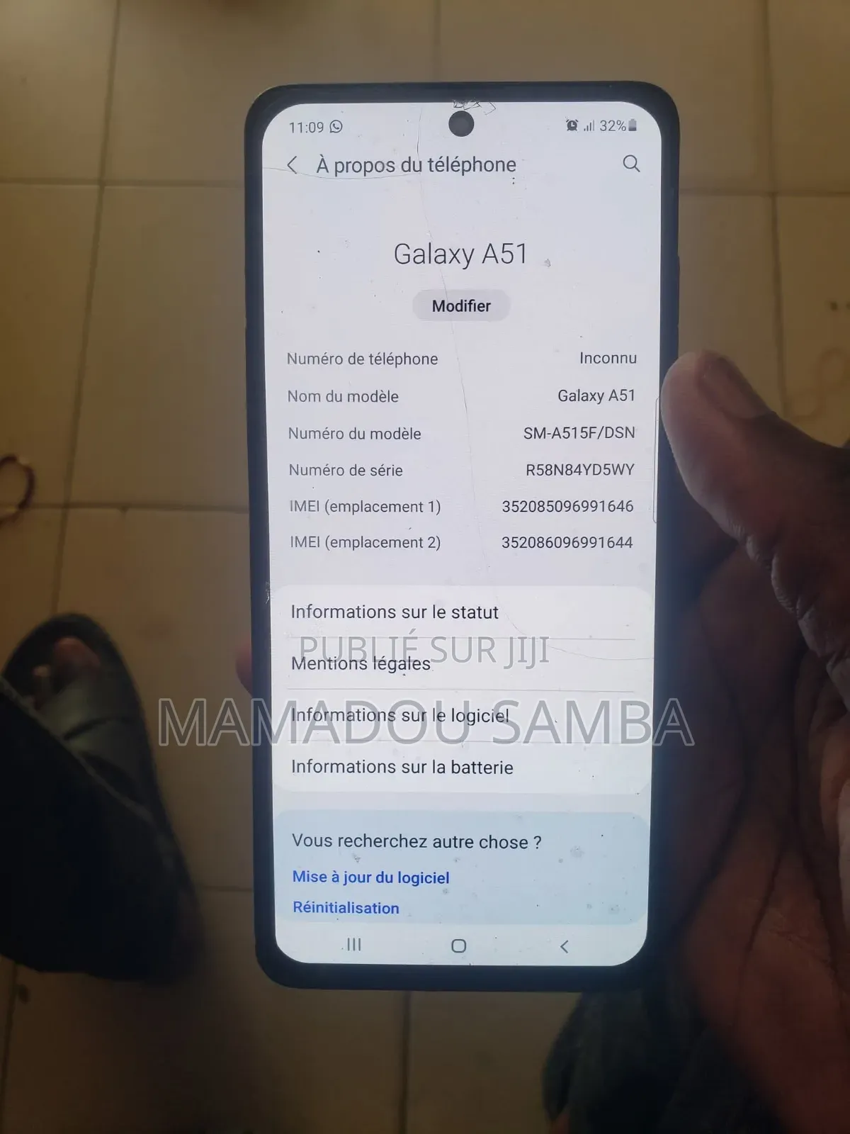 New Samsung Galaxy A51 128 GB Black