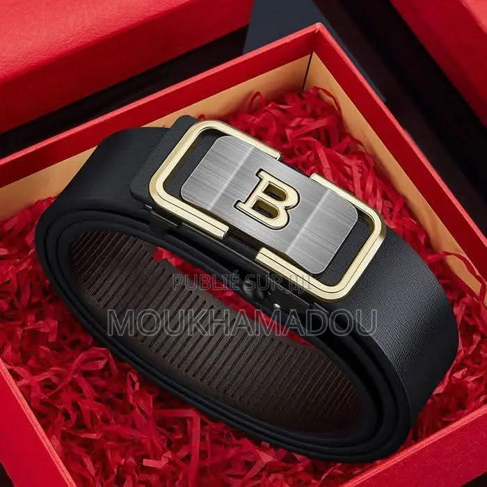 Ceinture Homme Stylée Avec Boucle "B" – Élégance Charisme