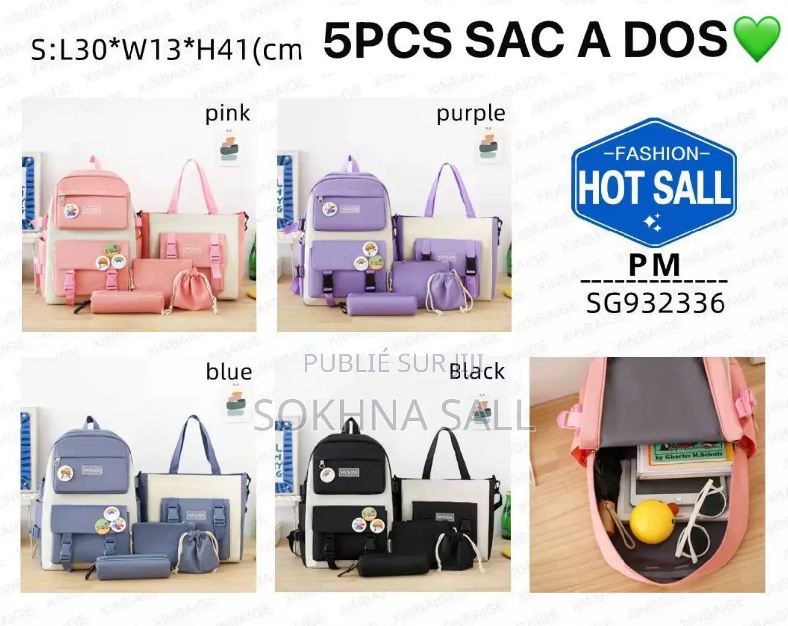 Ensemble Sac 5pcs