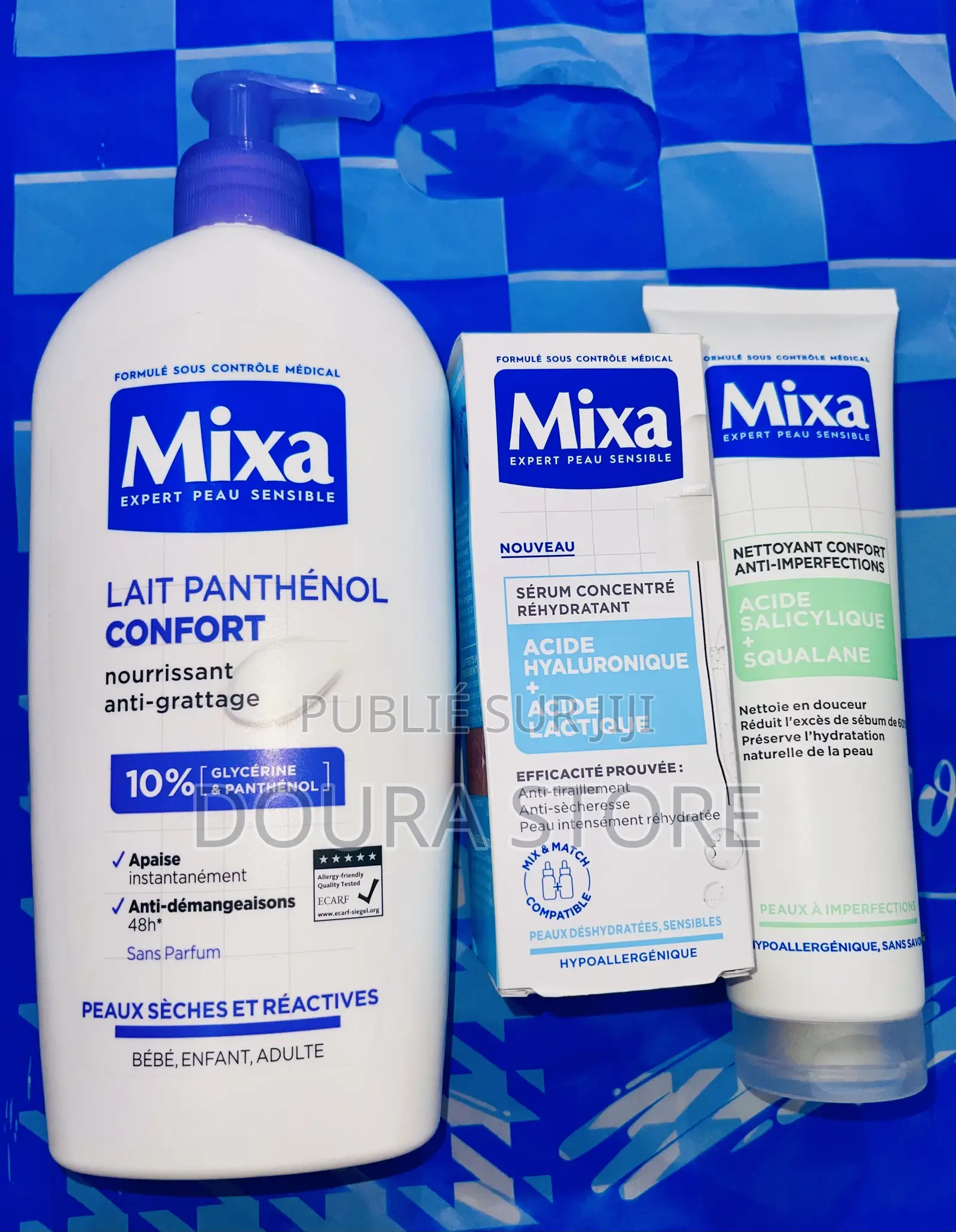 Gamme Mixa Panthénol Confort