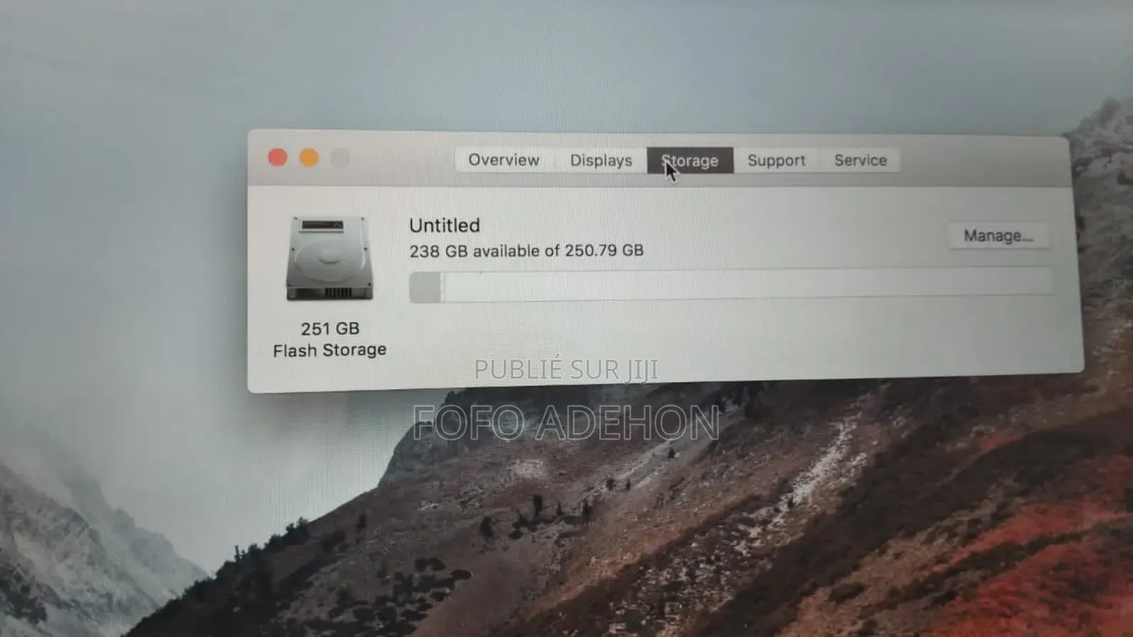 Ordinateur Portable Apple MacBook Pro 2015 16GB Intel Core I5 SSD 256GB