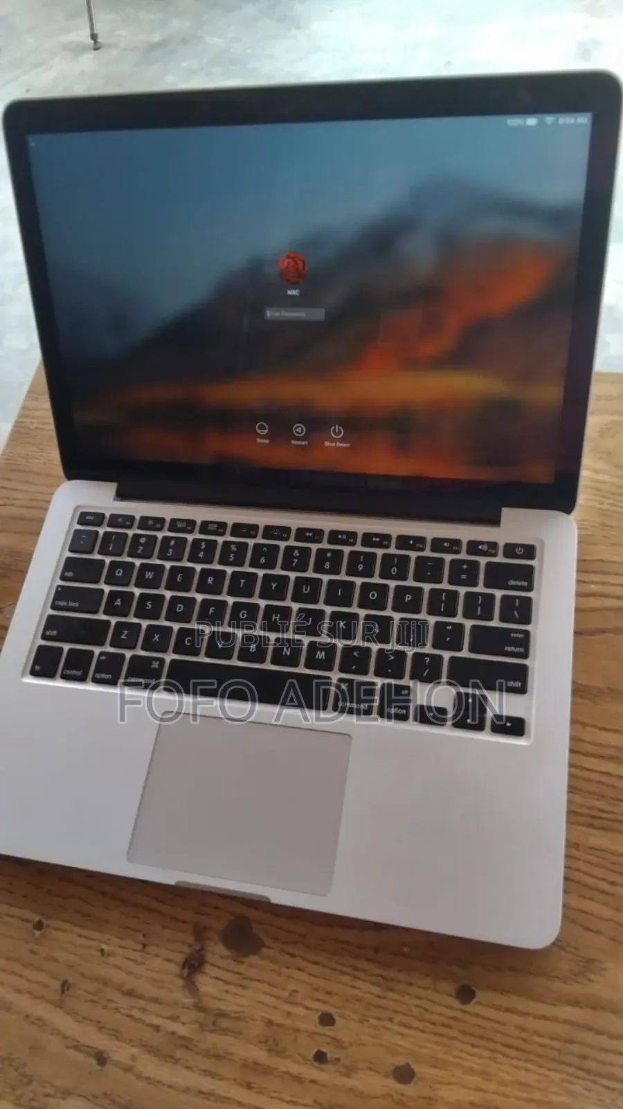 Ordinateur Portable Apple MacBook Pro 2015 16GB Intel Core I5 SSD 256GB