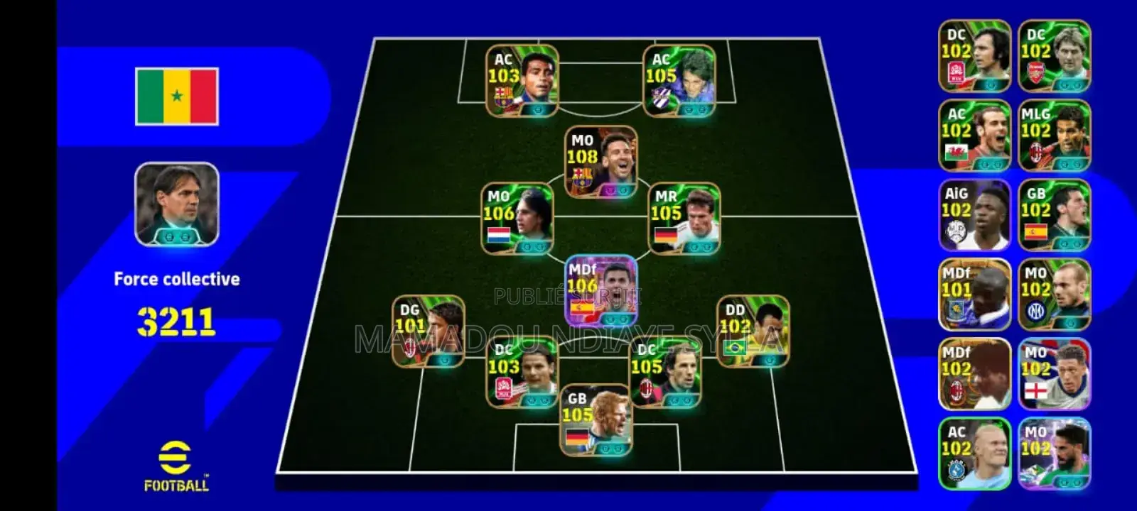 Compte Efootball 2 Blitz