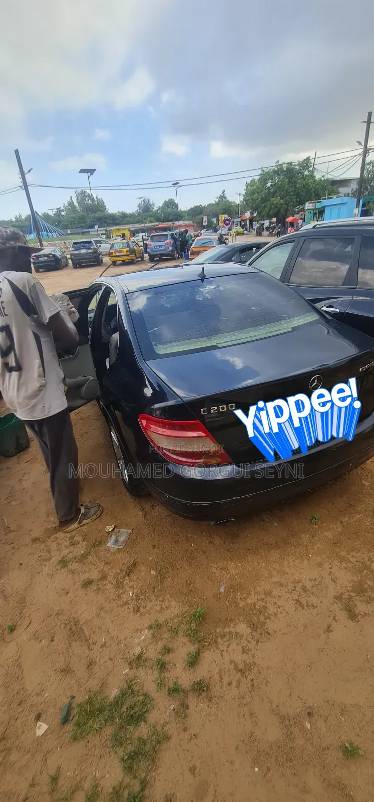 Mercedes-Benz C200 2007 Noir Mat