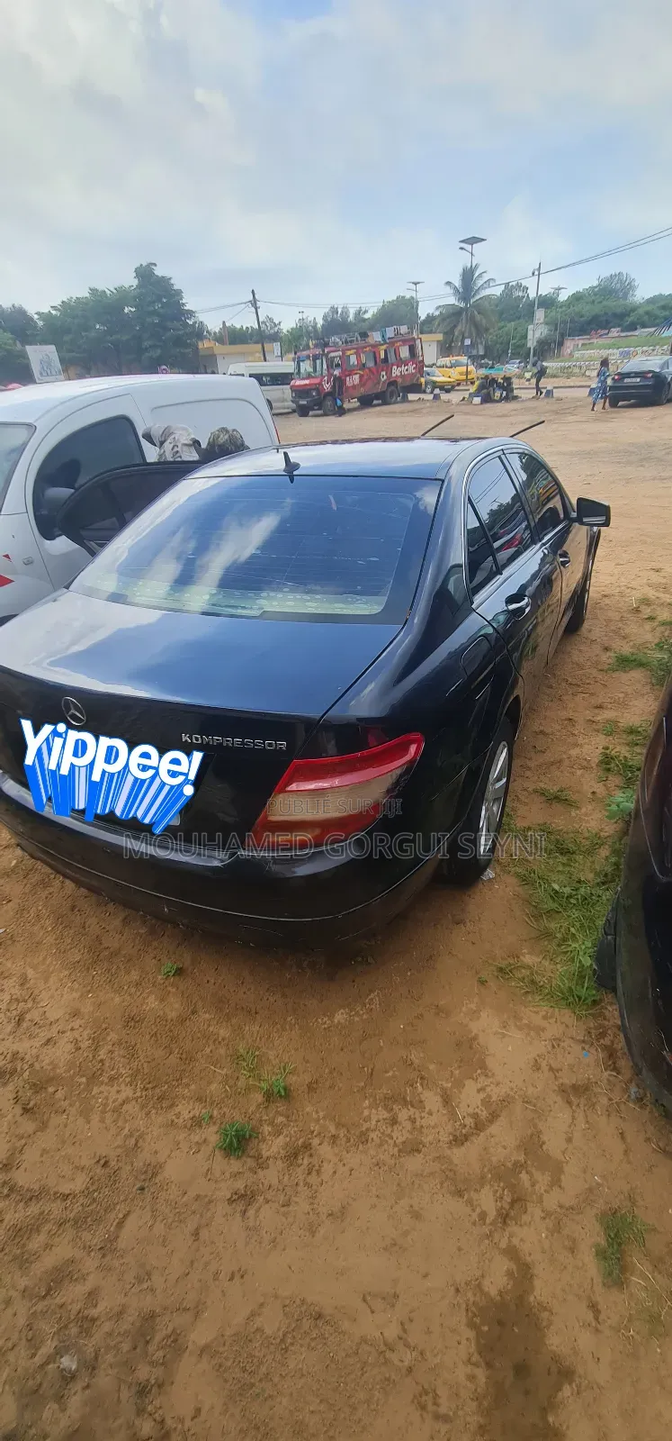 Mercedes-Benz C200 2007 Noir Mat