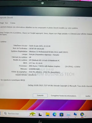 New Ordinateur Portable HP EliteBook 645 G9 16GB AMD Ryzen 7 SSD 512GB