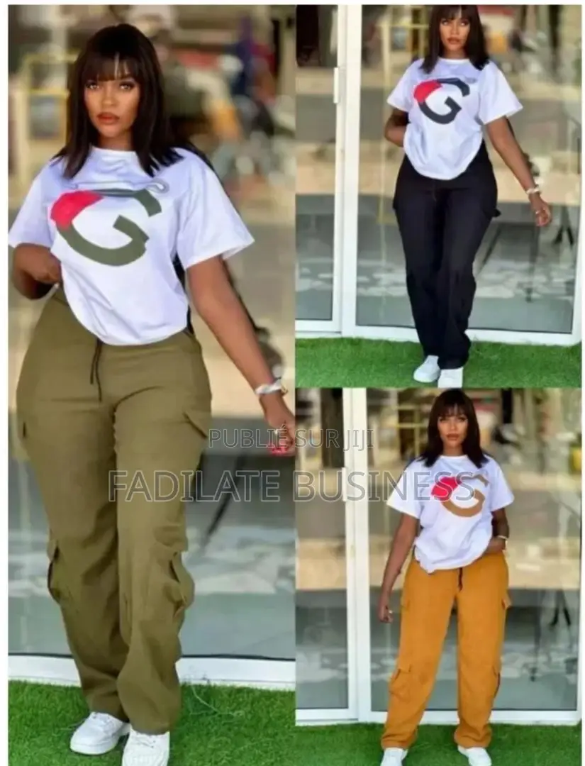 Femme T-Shirt Et Pantalon