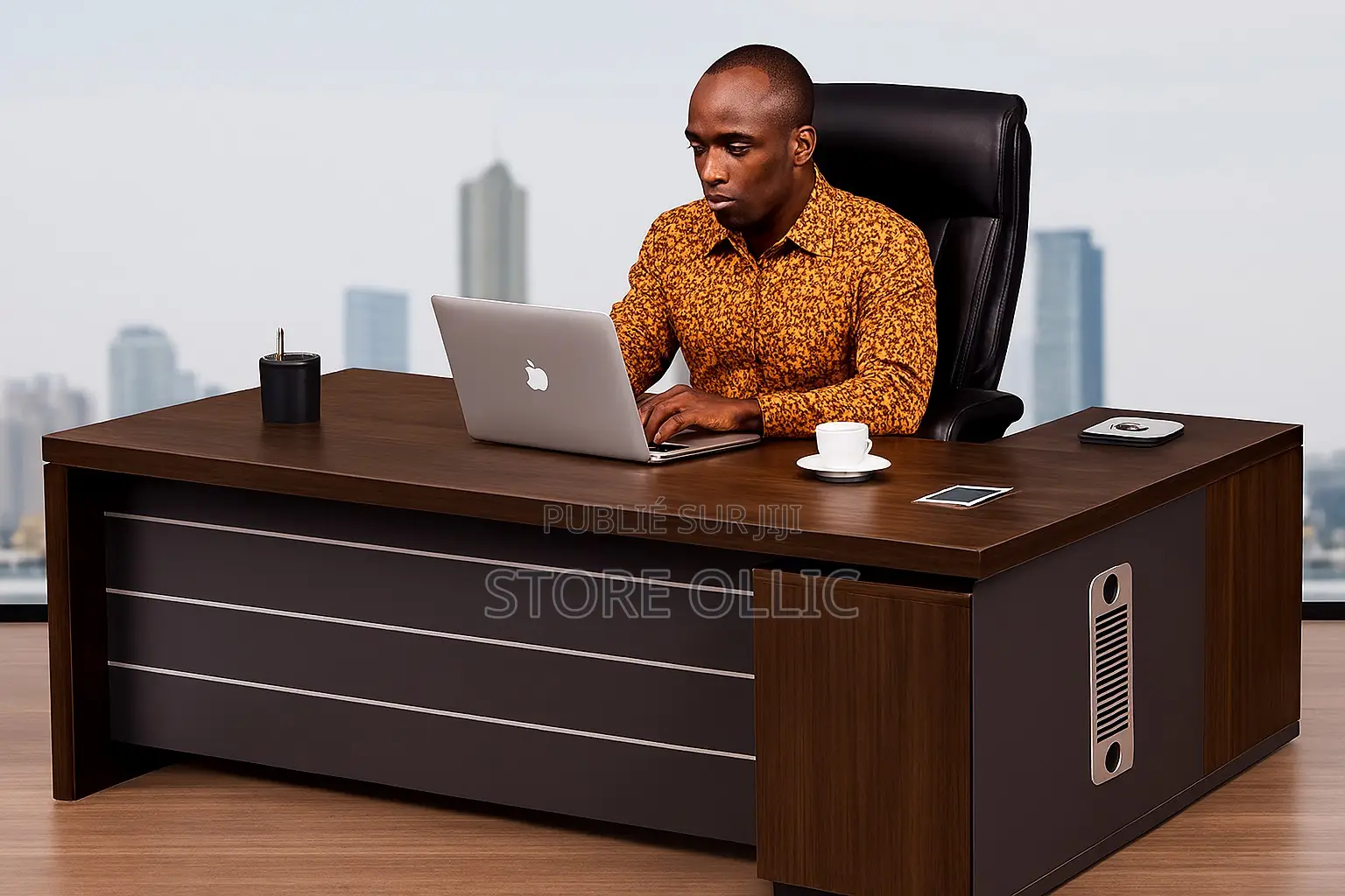 Table Exécutive 160×80 – Leadership Concret