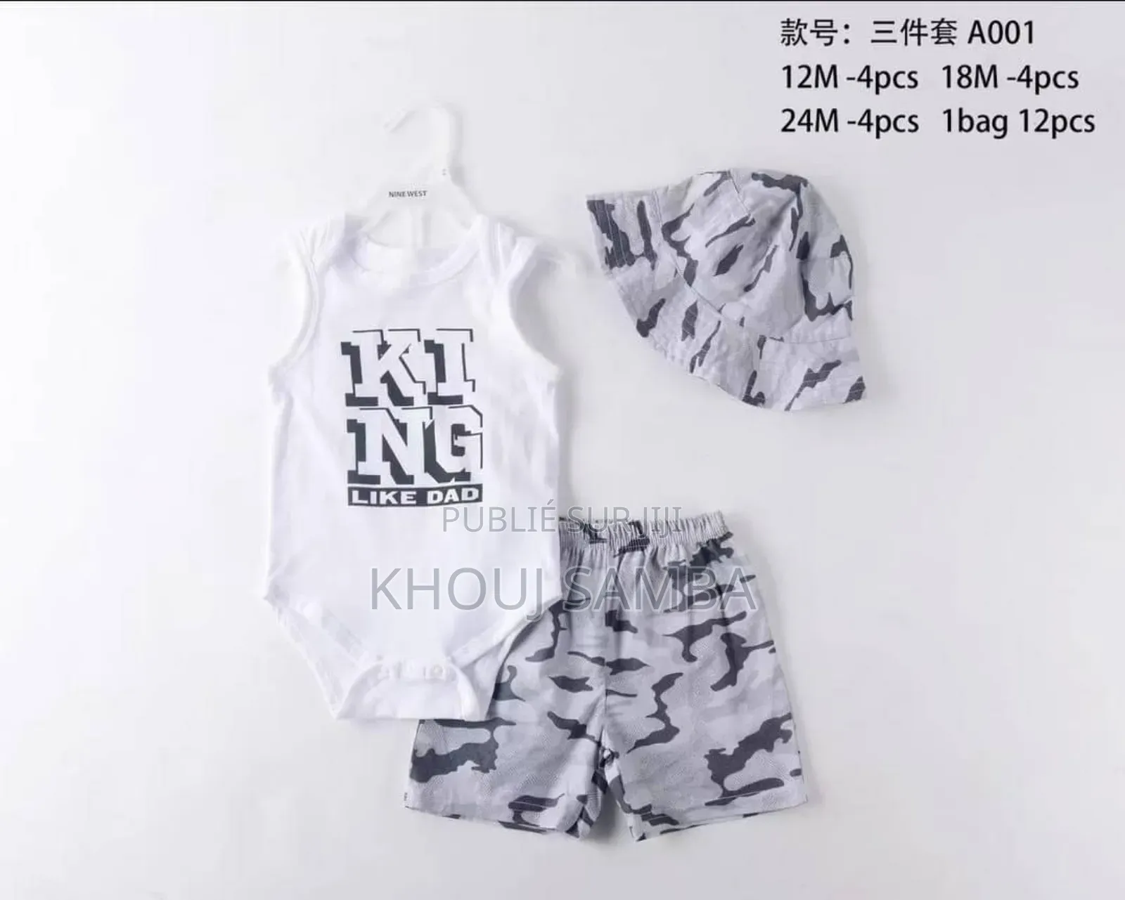 Ensemble 3 Pièces Shorts