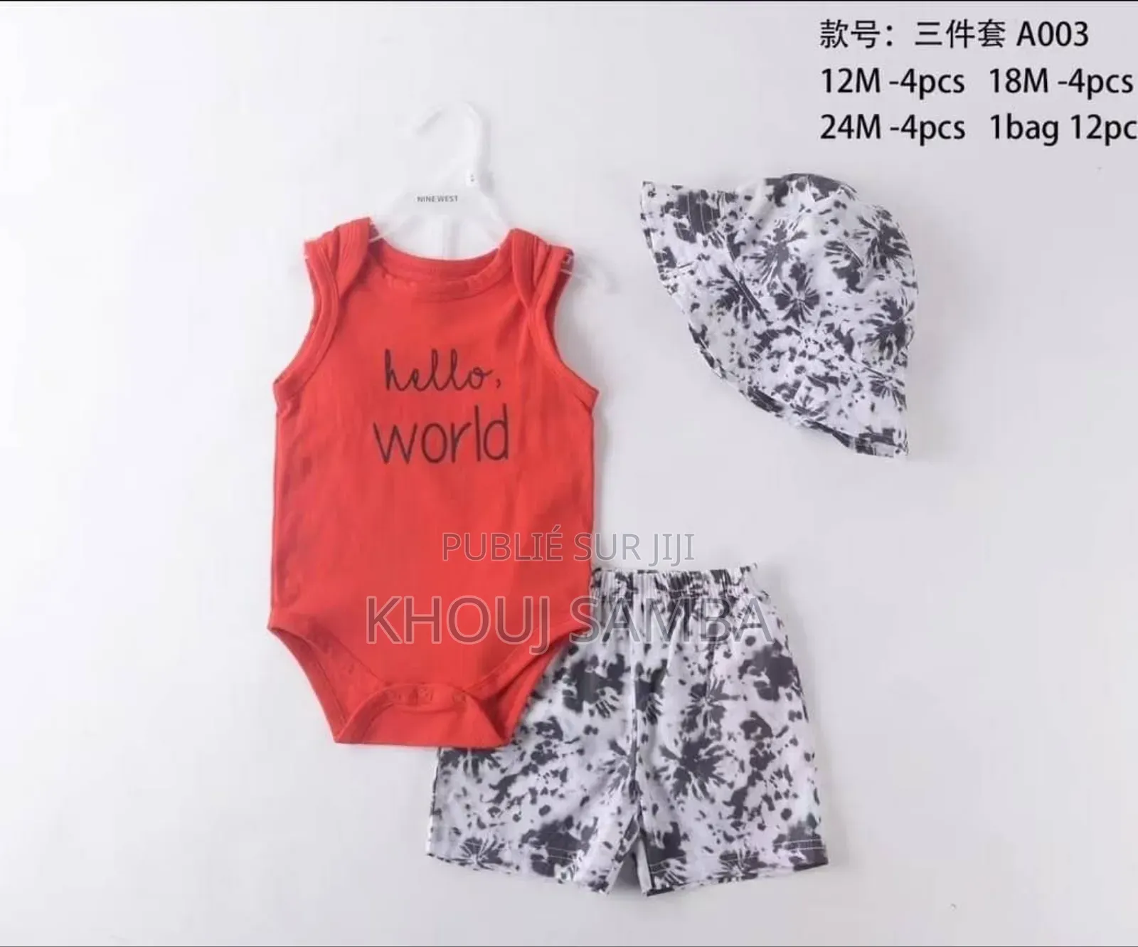 Ensemble 3 Pièces Shorts