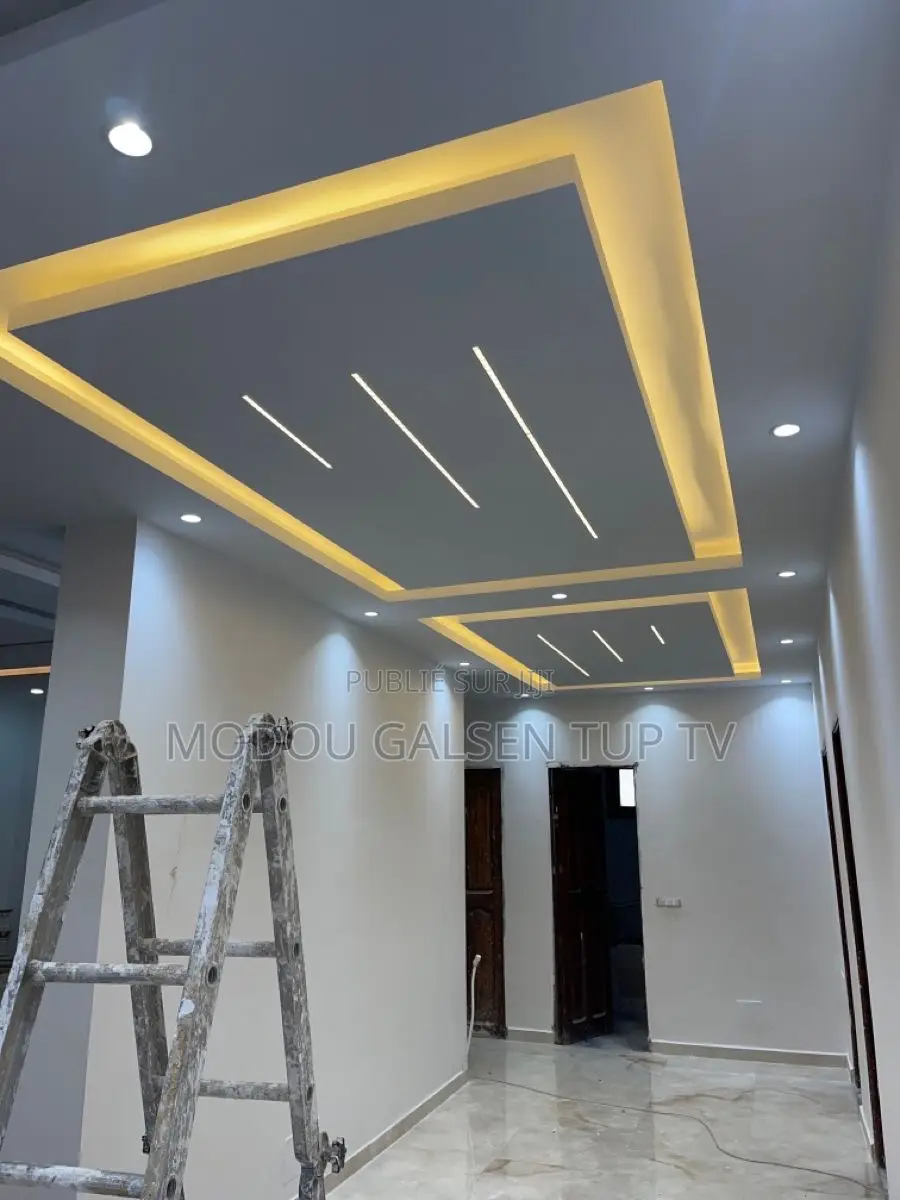 Faux Plafond en Platre Disponible
