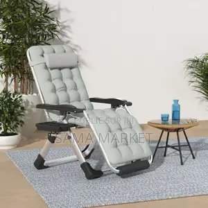 Chaise Anti-Gravité Réglable Avec Coussin, Appuie-Tête.
