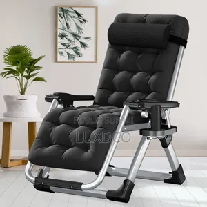 Chaise Anti-Gravité Réglable Avec Coussin, Appuie-Tête.