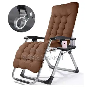 Chaise Anti-Gravité Réglable Avec Coussin, Appuie-Tête.