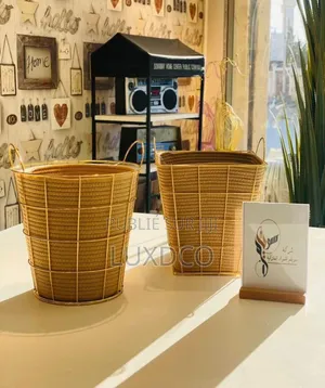 Panier À Pain en Corde De Coton Tissée, Grand Format, Avec Fil De Fer