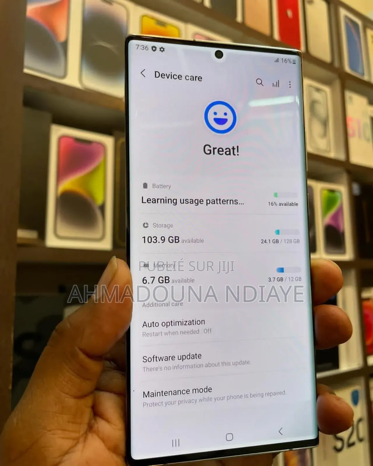 New Samsung Galaxy Note 20 Ultra 5G 256 GB Blanc