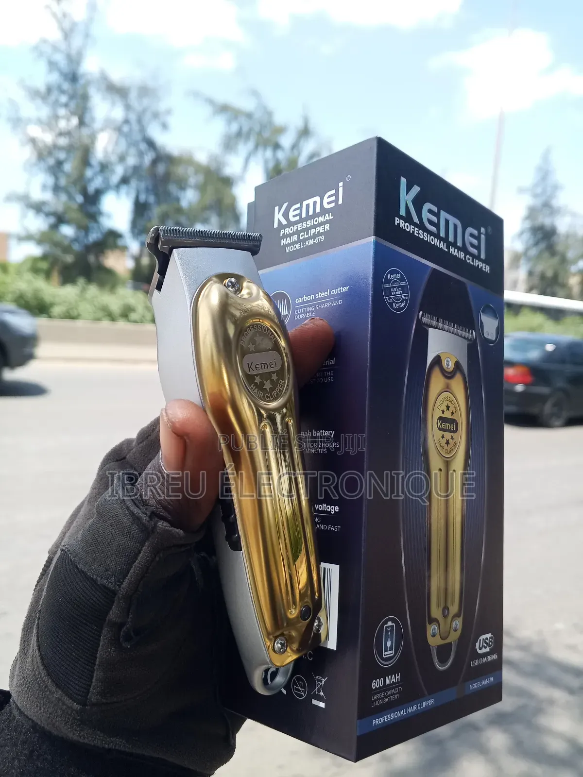 Tondeuse Kemei Original Rechargeable – Pour Hommes Femmes