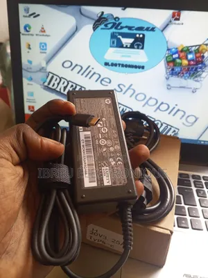 Photo - Chargeur Type C Hp Adaptateur Secteur Hp Usb-C 65w –