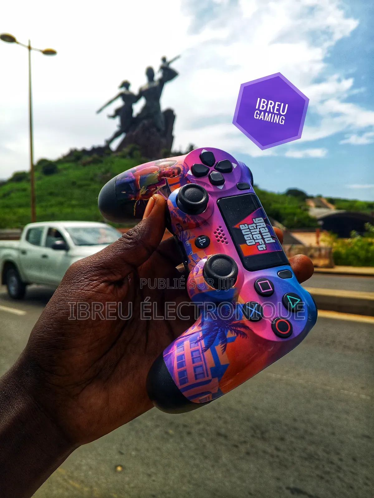 Manette Ps4 Neuve Très Stylé Compatible Avec Design Gta
