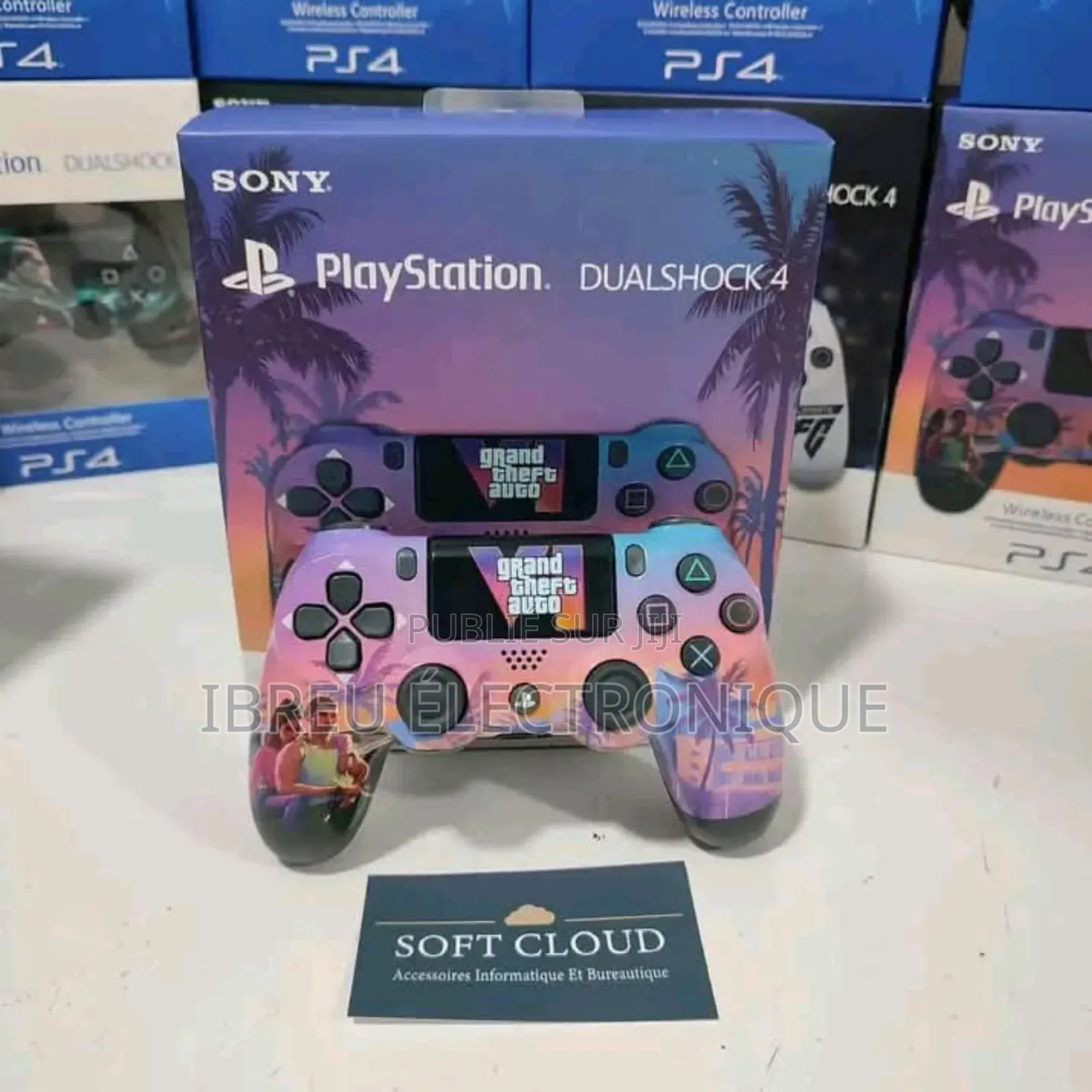 Manette Ps4 Neuve Très Stylé Compatible Avec Design Gta