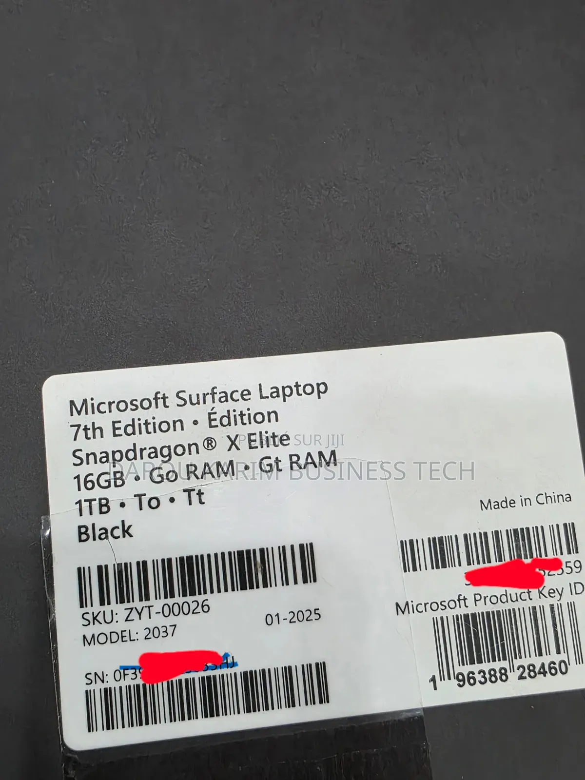 New Microsoft Surface Laptop 16GB Qualcomm Snapdragon X Elite SSD 1T