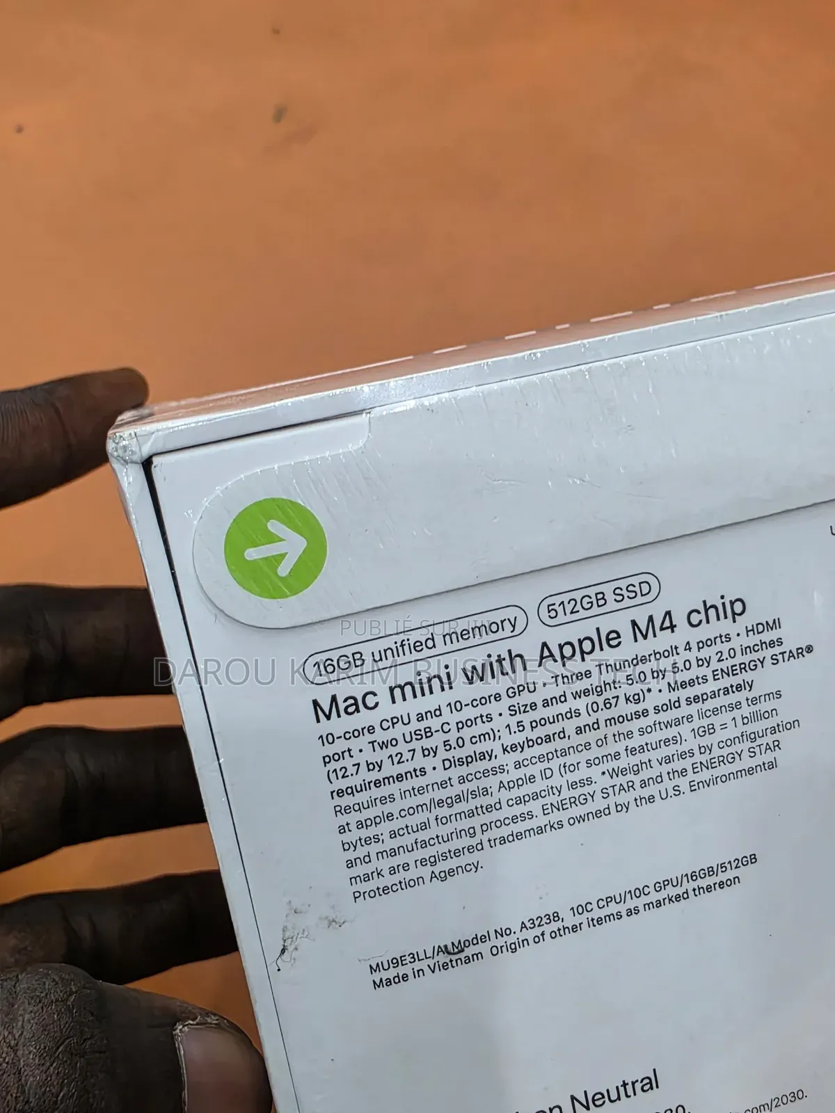 New Ordinateur De Bureau Apple Mac Mini M4 16GB Apple M4 SSD 512GB