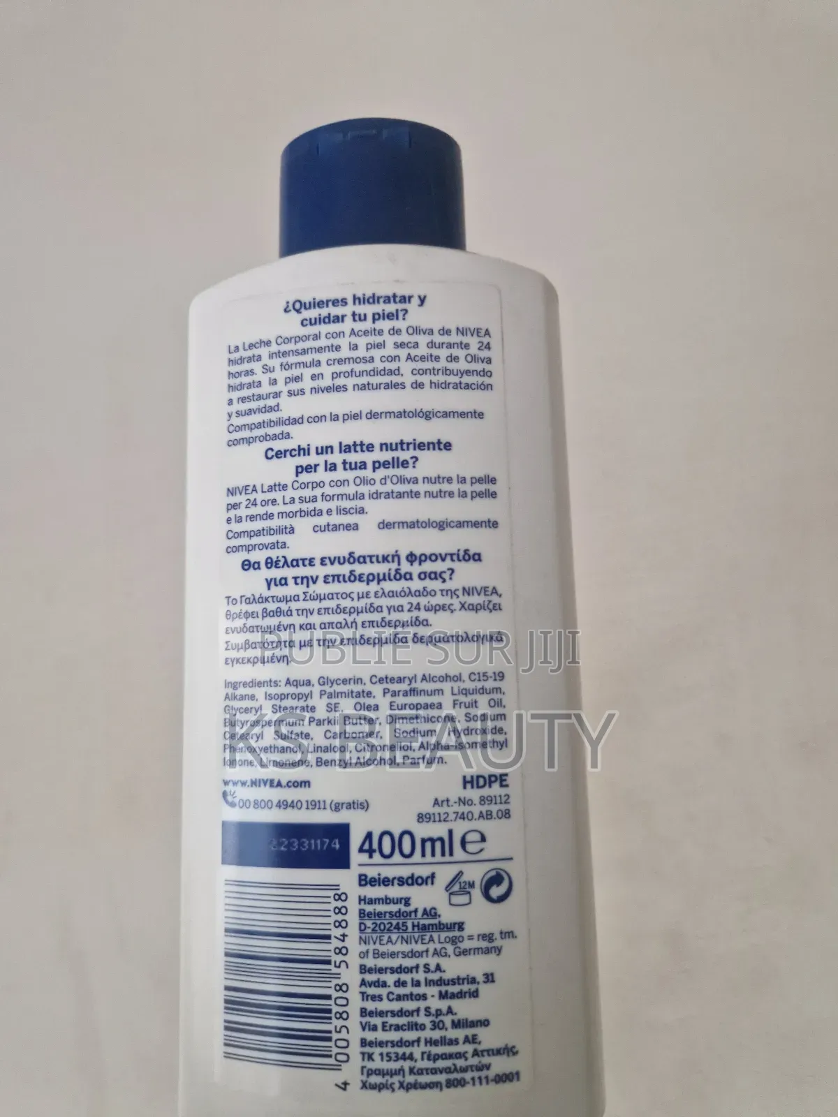 Lait De Corp Nivea 400ml