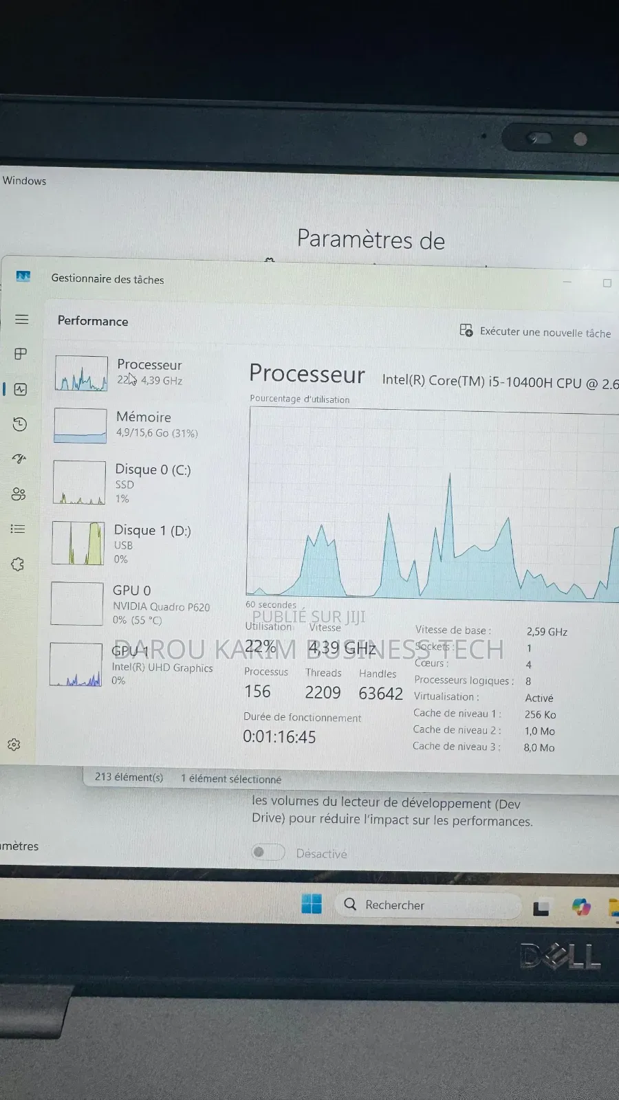 New Dell Precision 15 3551 16GB Intel Core I5 SSD 512GB
