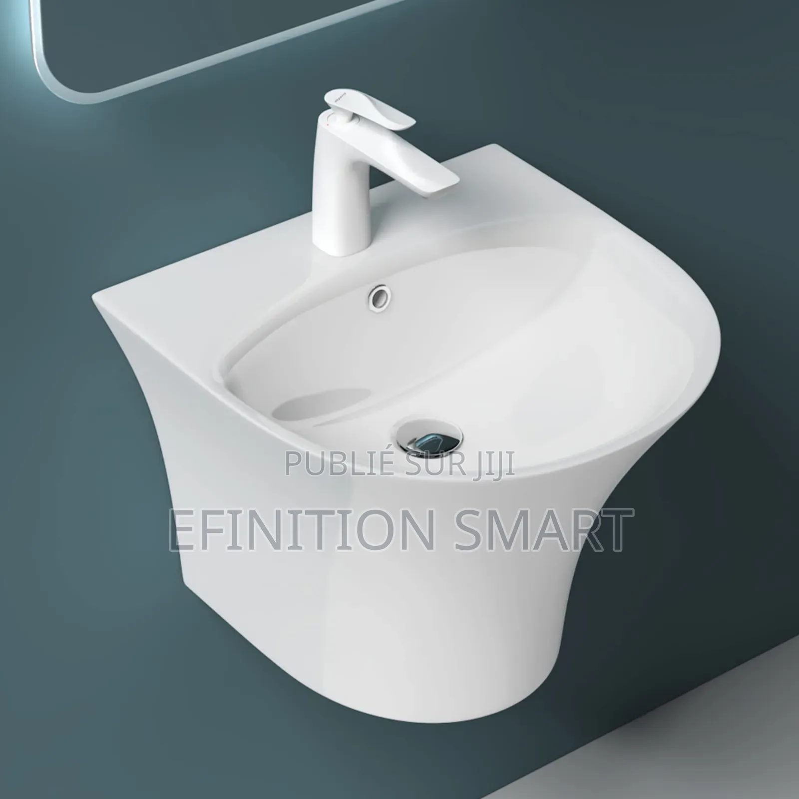 Lavabo Suspendu Sans Robinet